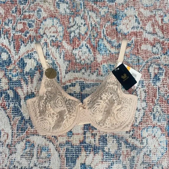 Wacoal Halo Lace Unlined Underwire Bra SZ 30DD NWT - Picture 5 of 7